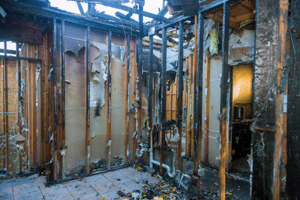 Professional Fire Damage Restoration technician working in Lebanon, PA